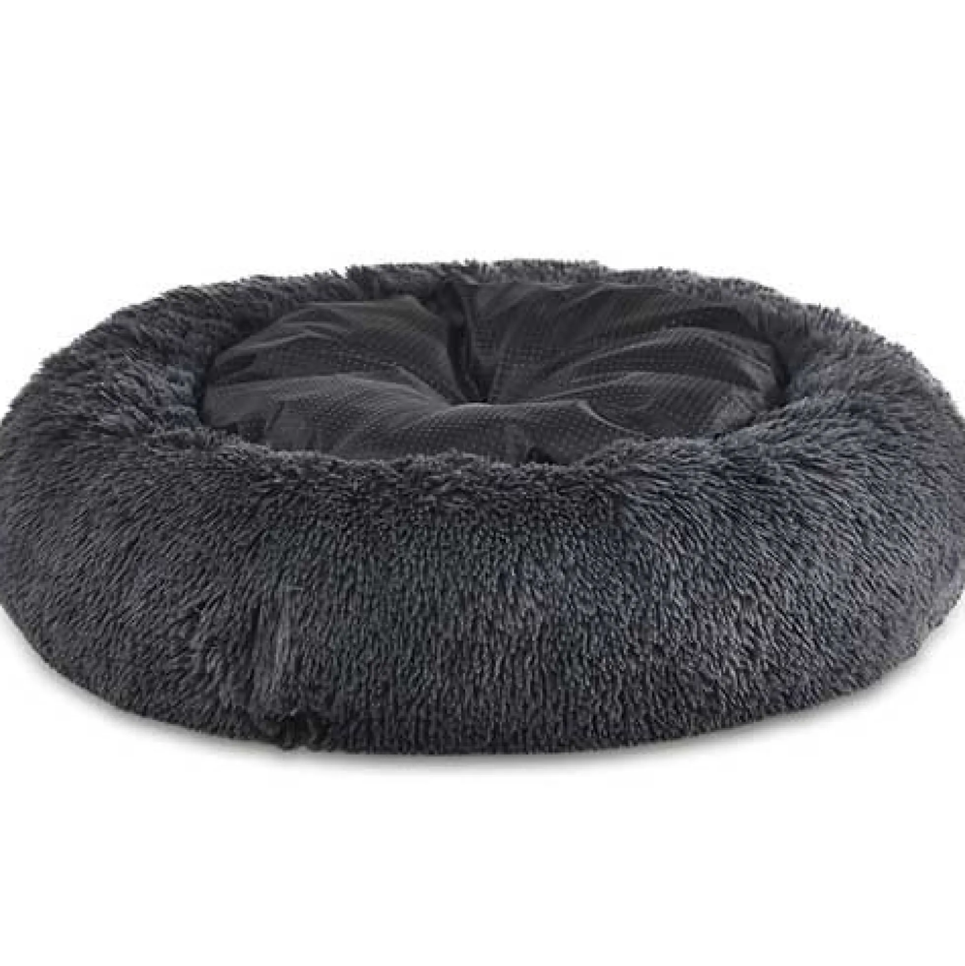 Hondenkussen Cuddle Donkergrijs rond