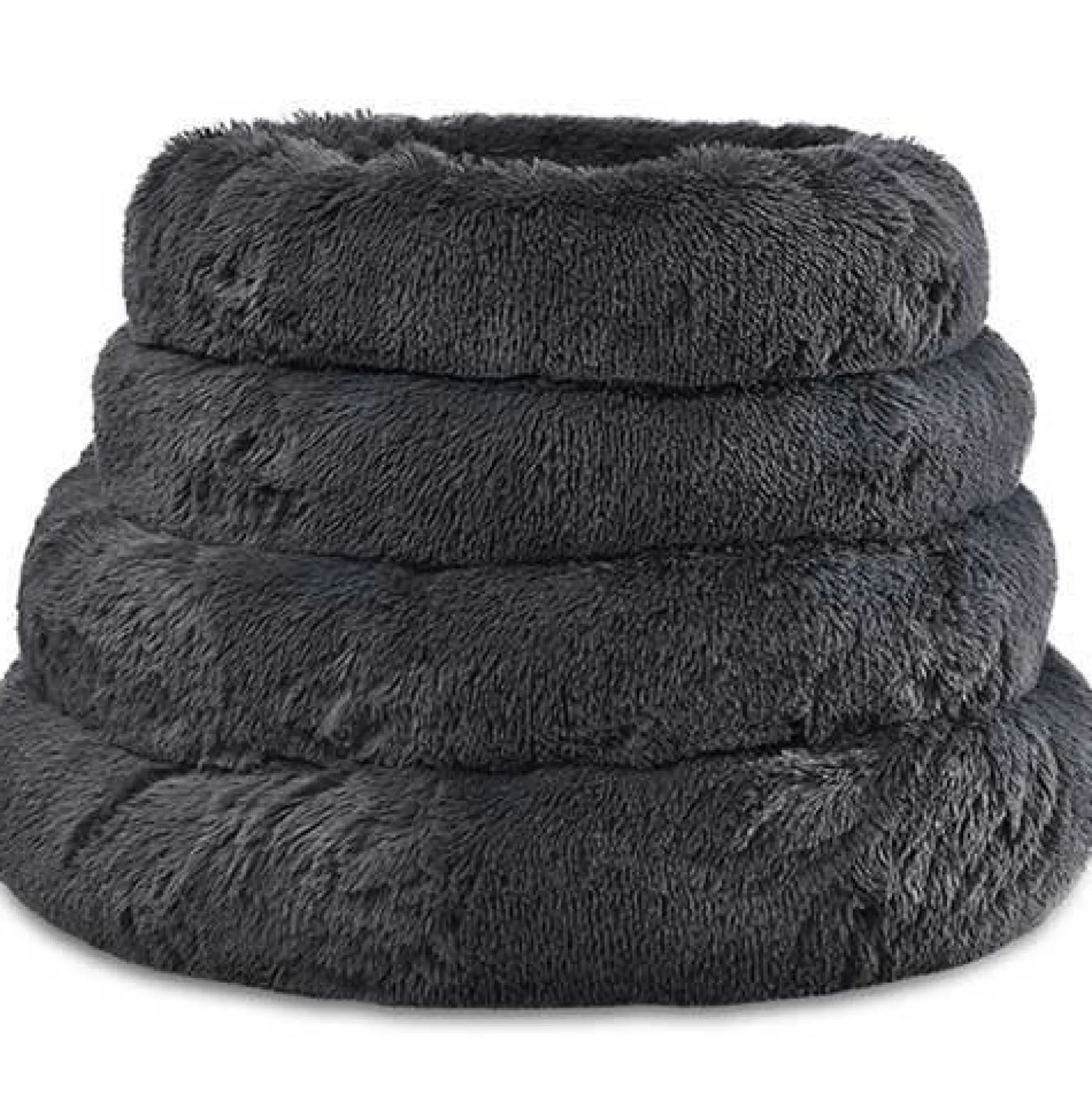Hondenkussen Cuddle Donkergrijs rond