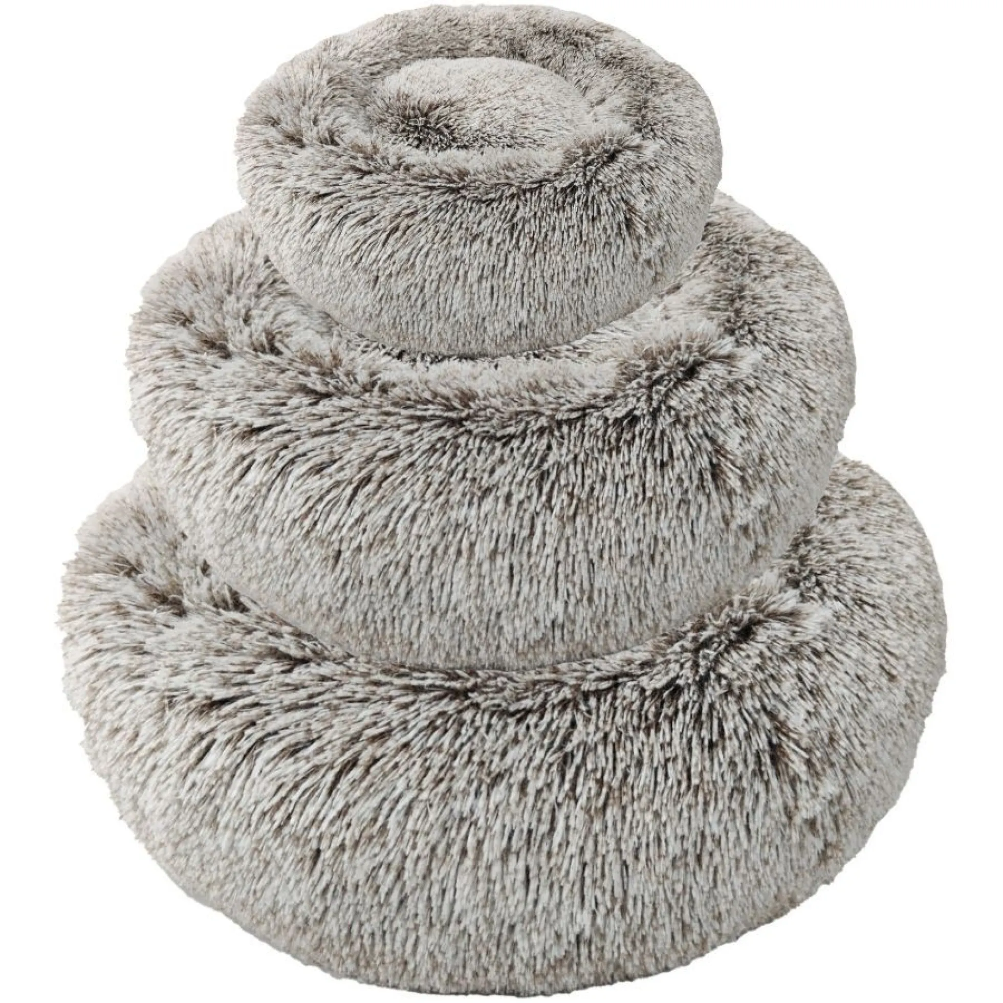 Hondenkussen Cuddle Rond Bruin/Beige
