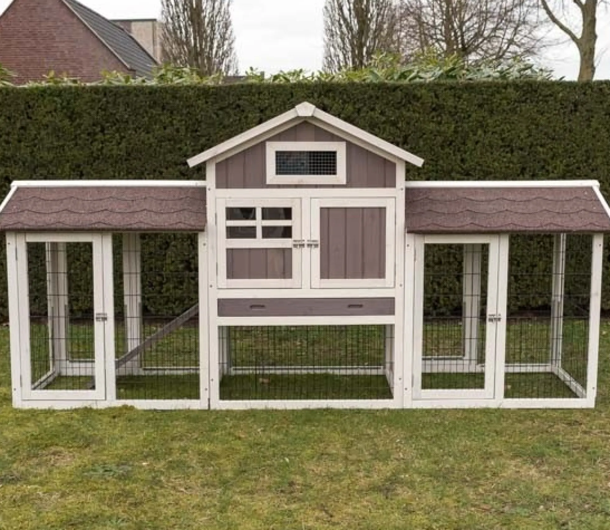 Konijnenhok Amalie Met Dubbele Ren