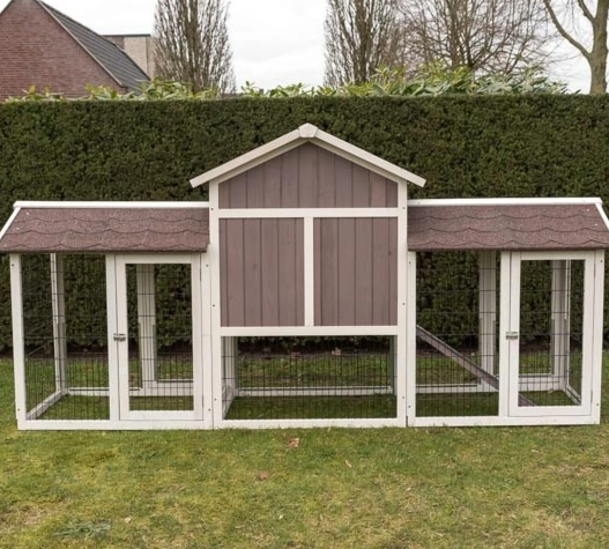 Konijnenhok Amalie Met Dubbele Ren