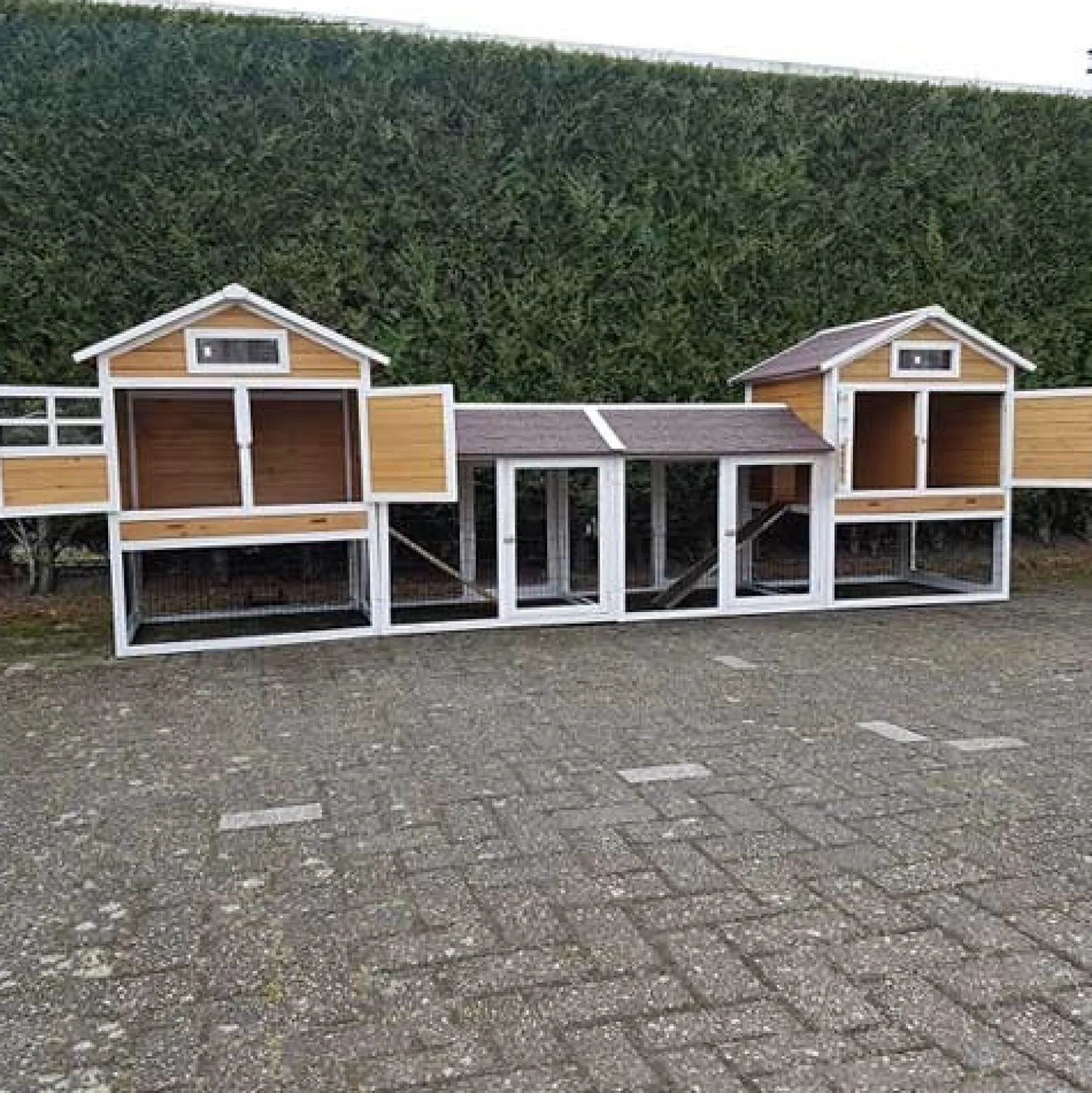 Konijnenhok Belize Duo met ren