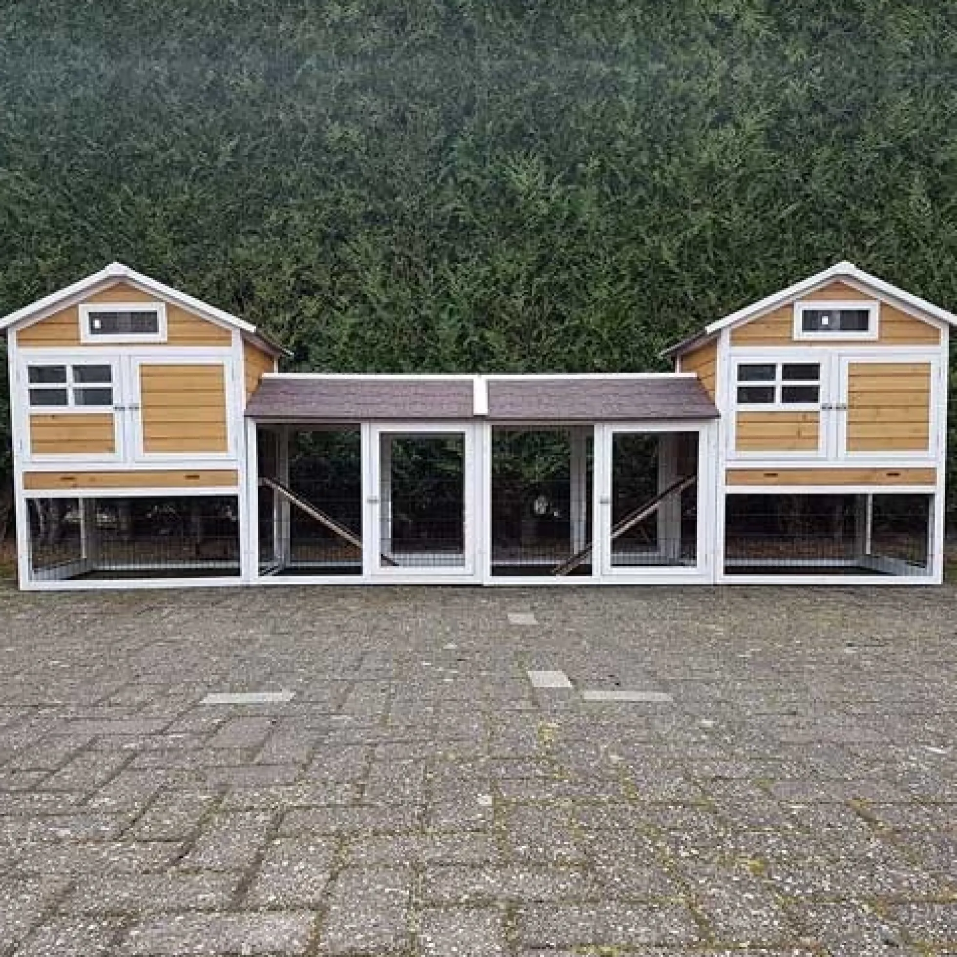 Konijnenhok Belize Duo met ren