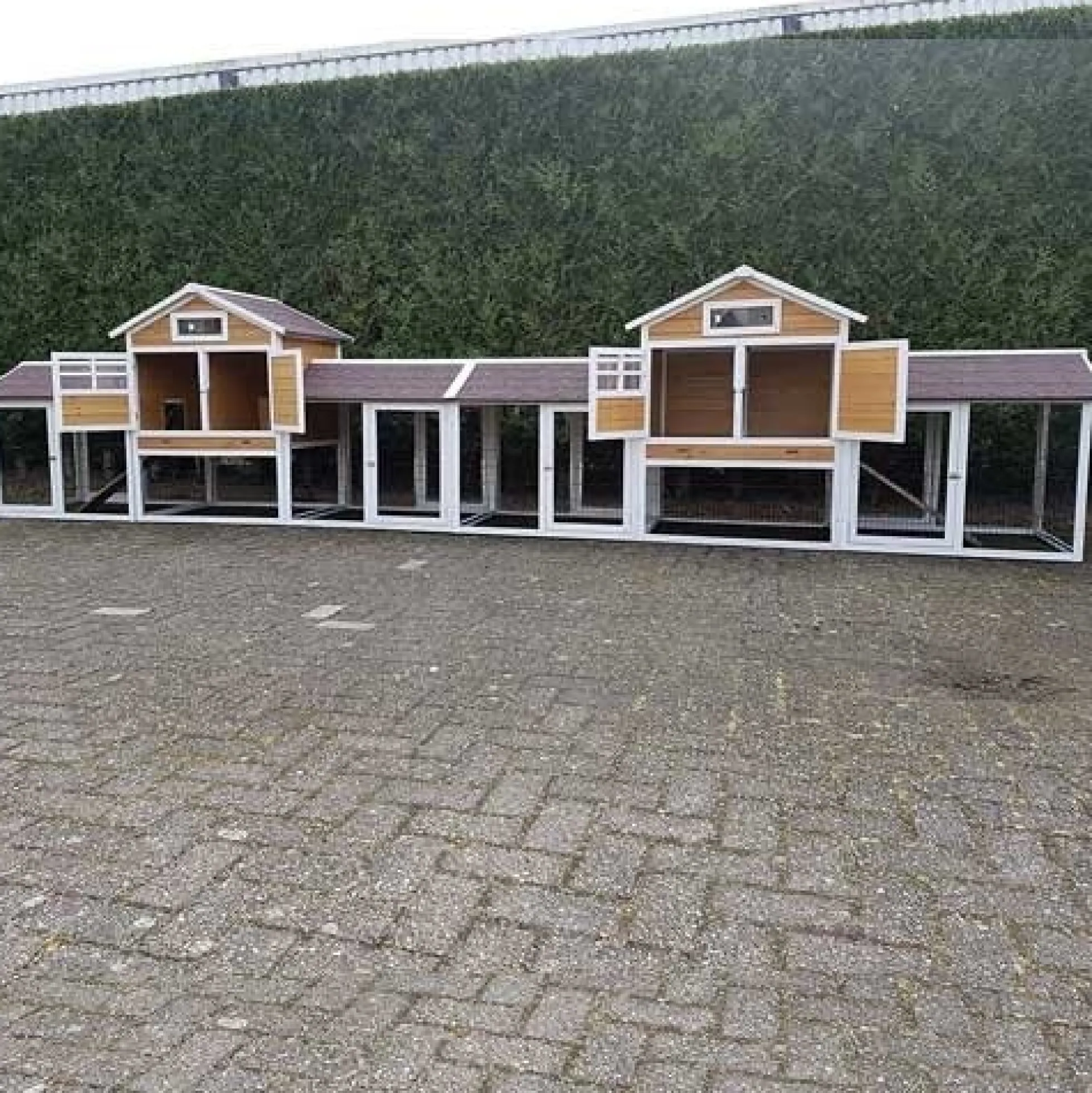 Konijnenhok Belize Duo met ren XL
