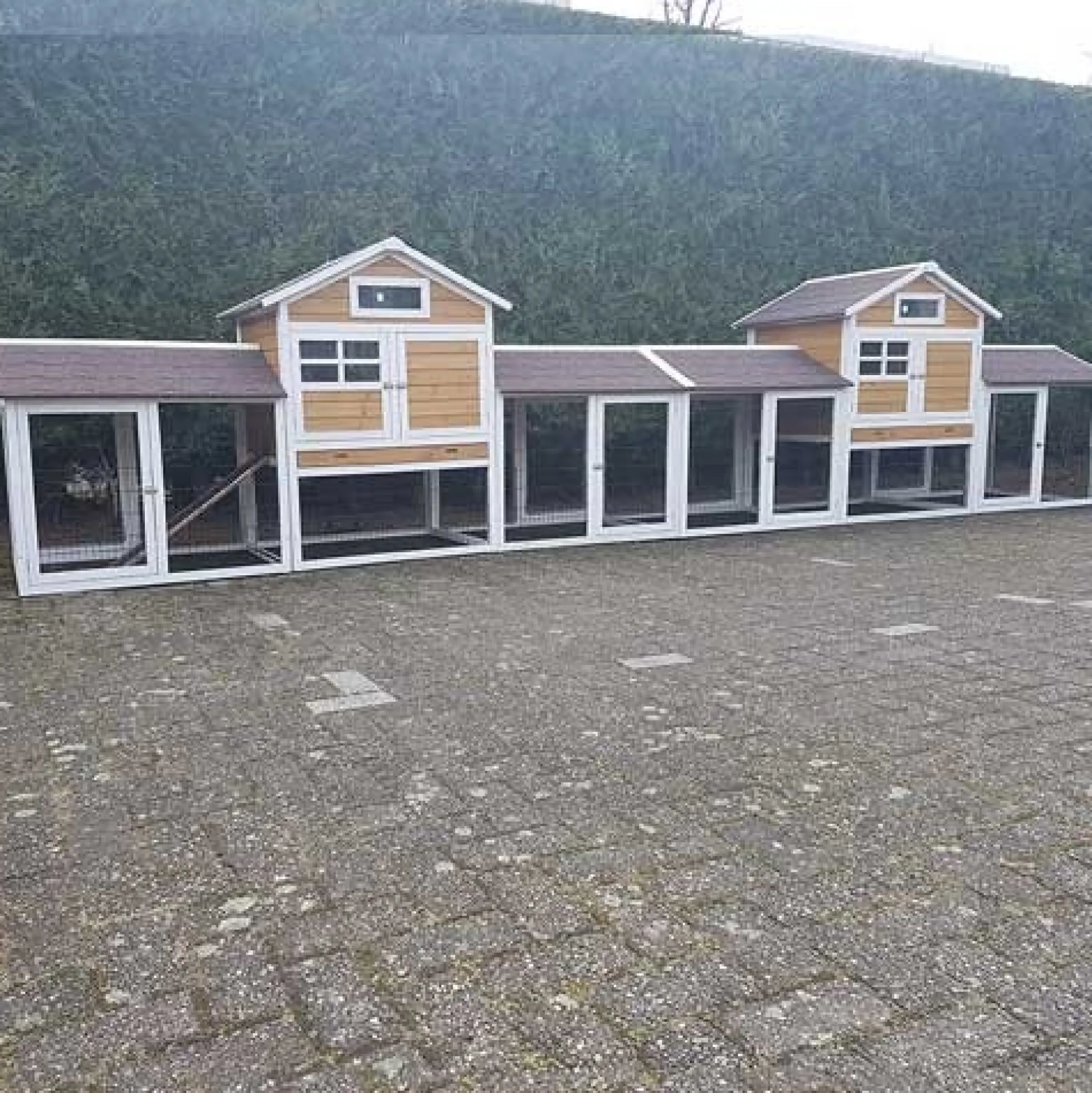 Konijnenhok Belize Duo met ren XL
