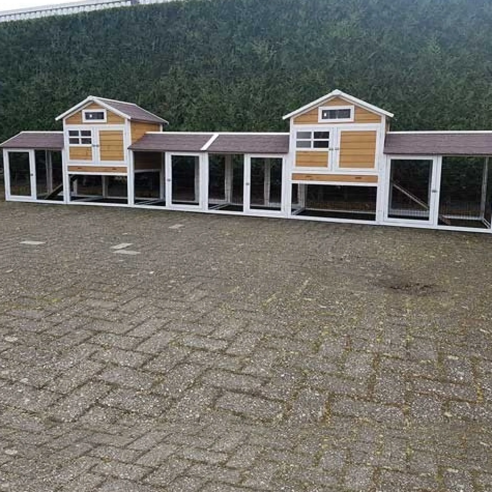 Konijnenhok Belize Duo met ren XL