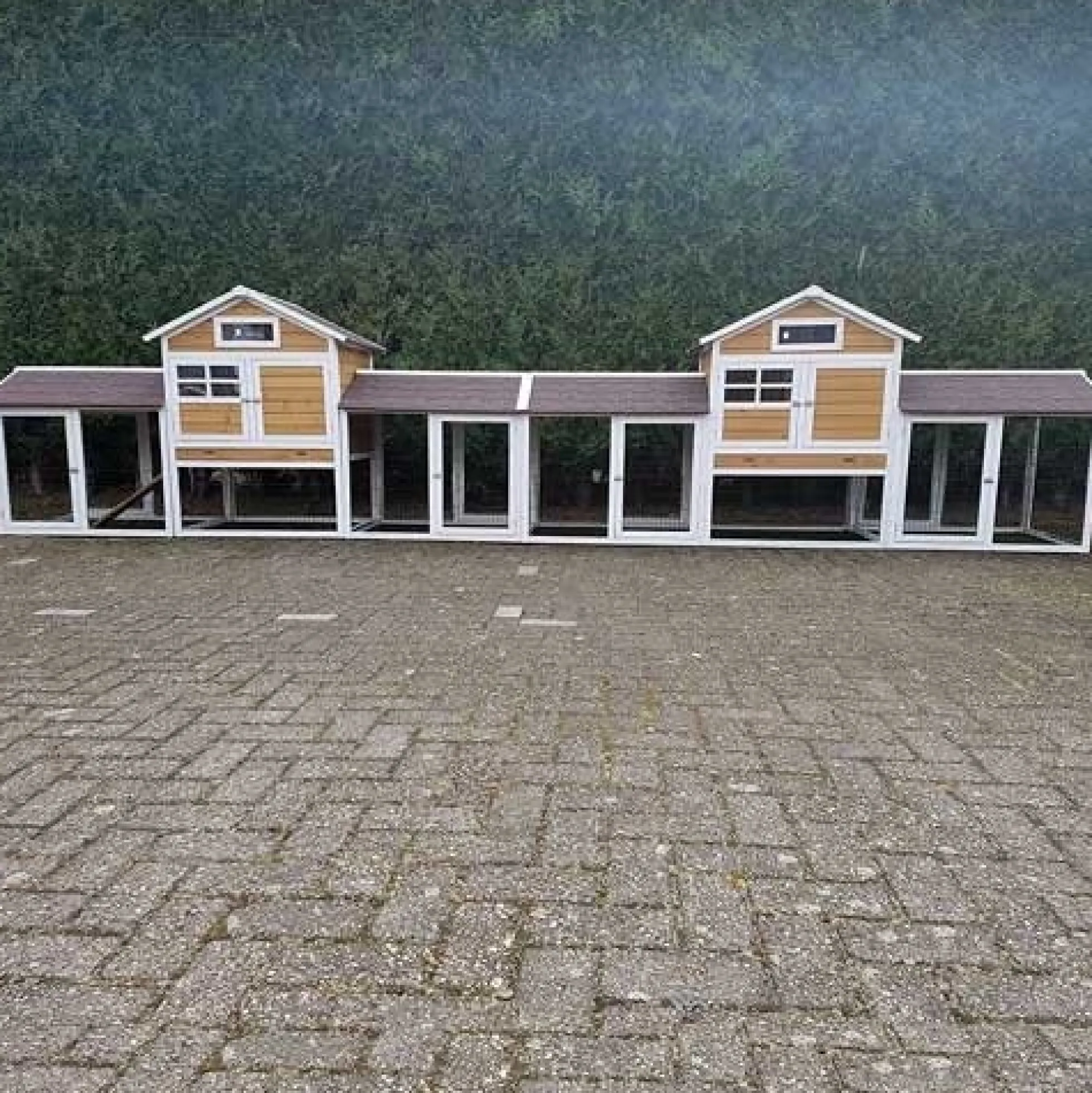 Konijnenhok Belize Duo met ren XL