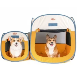 K9 Sport Sack Pop-up Tent - Geel
