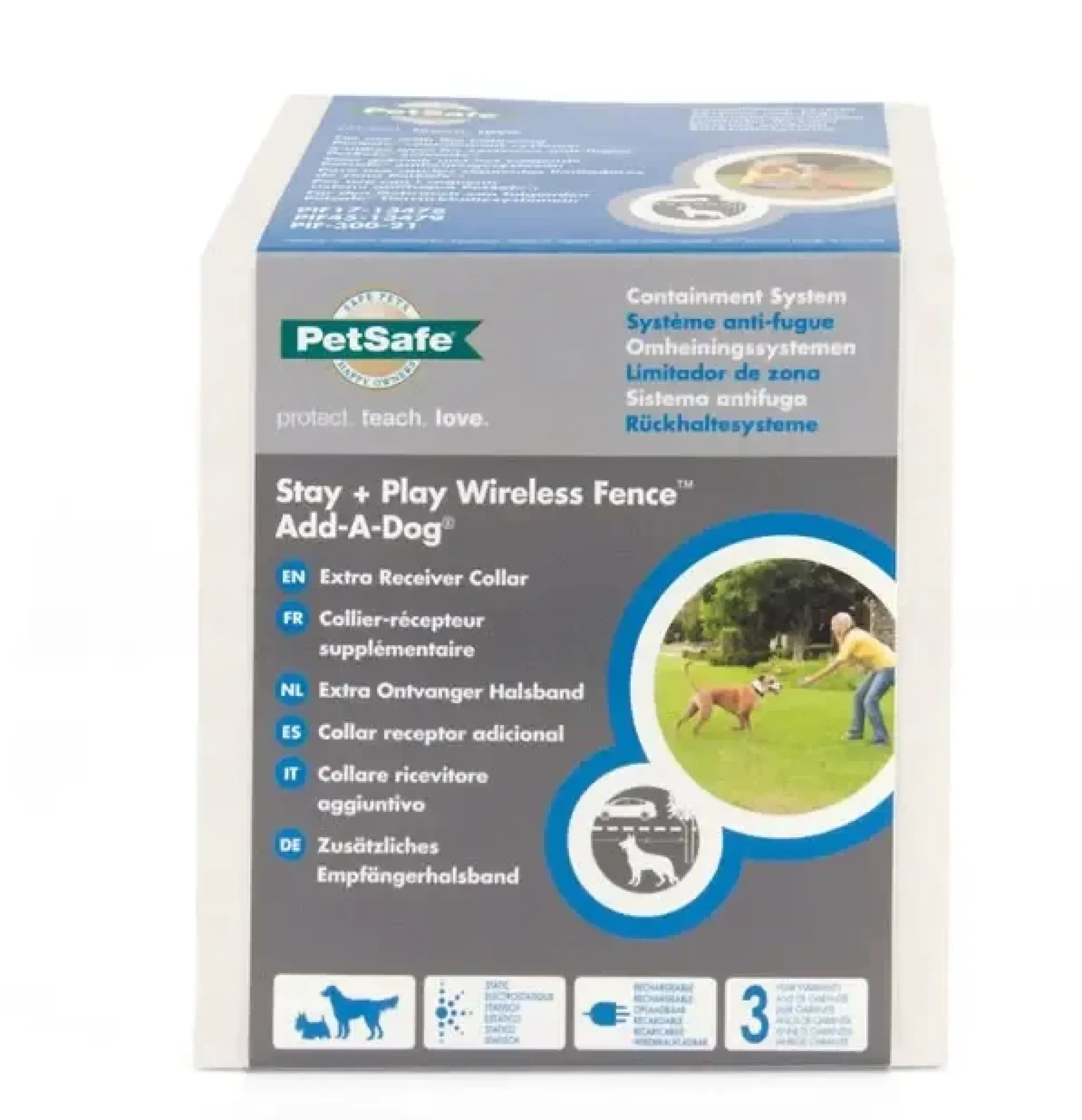 PetSafe Extra Oplaadbare Ontvangerhalsband voor Draadloze Omheiningssystemen