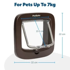 PetSafe Handmatig Vergrendelbaar Kattenluik - Bruin
