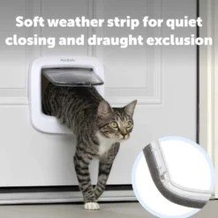 Petsafe Handmatig Vergrendelbaar Kattenluik - Wit