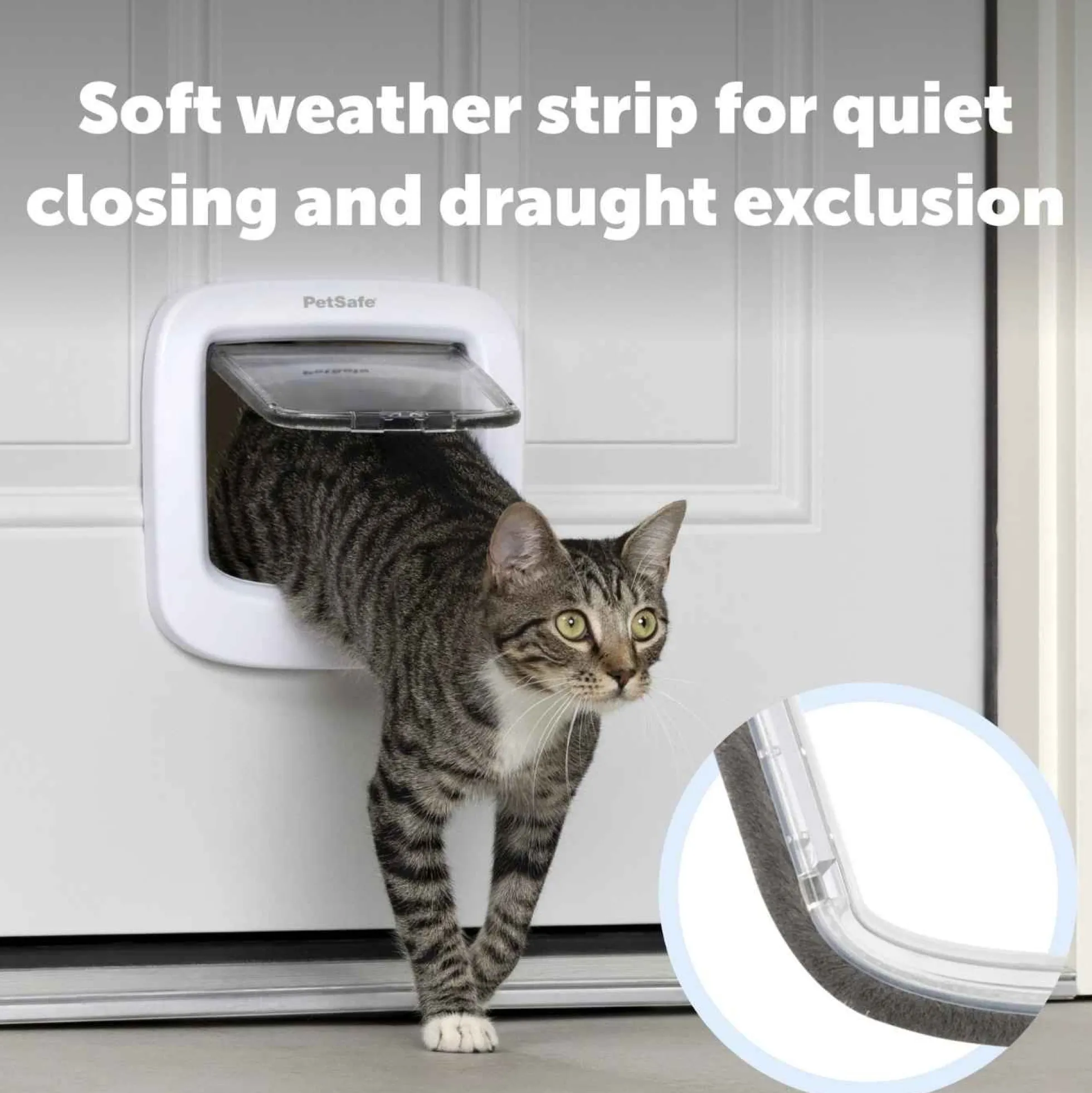 Petsafe Handmatig Vergrendelbaar Kattenluik - Wit