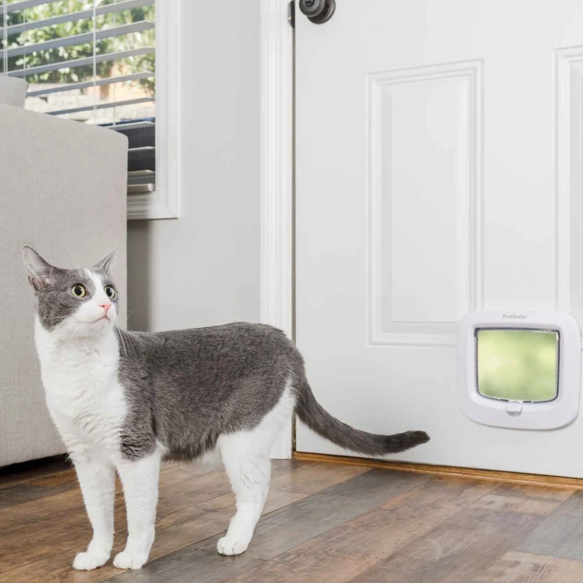 Petsafe Handmatig Vergrendelbaar Kattenluik - Wit