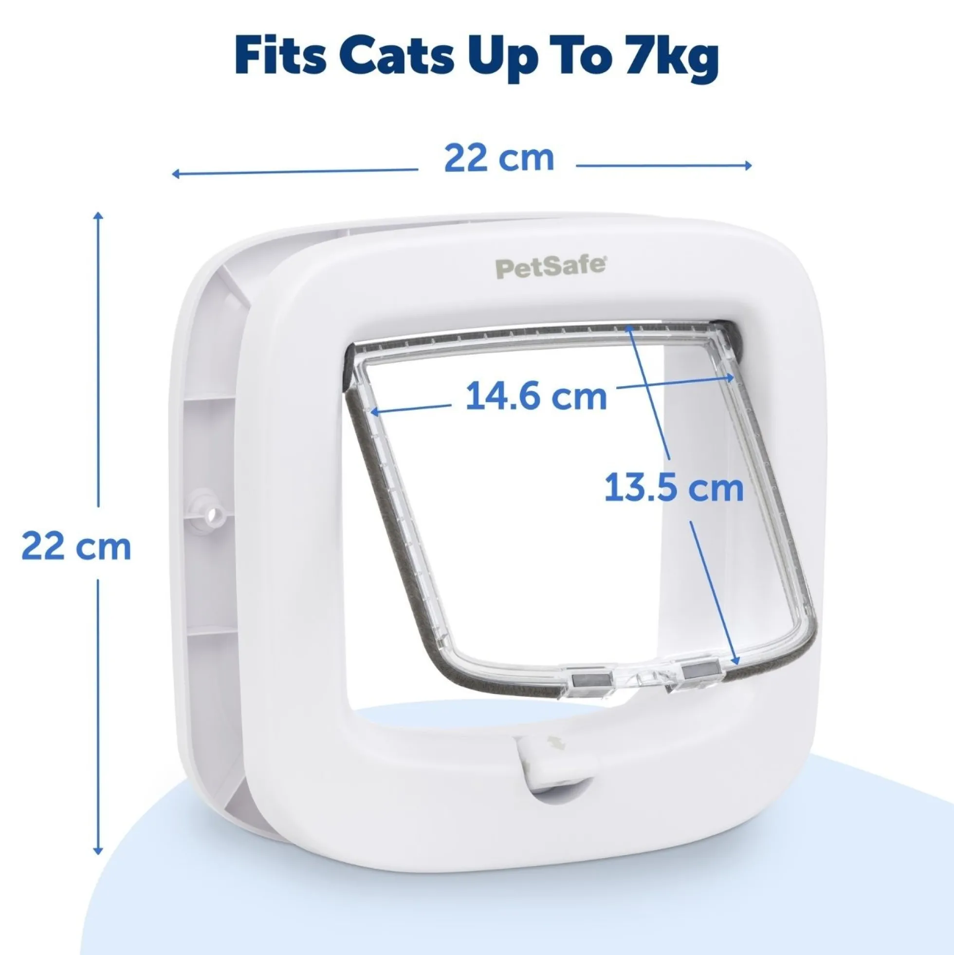 Petsafe Handmatig Vergrendelbaar Kattenluik - Wit