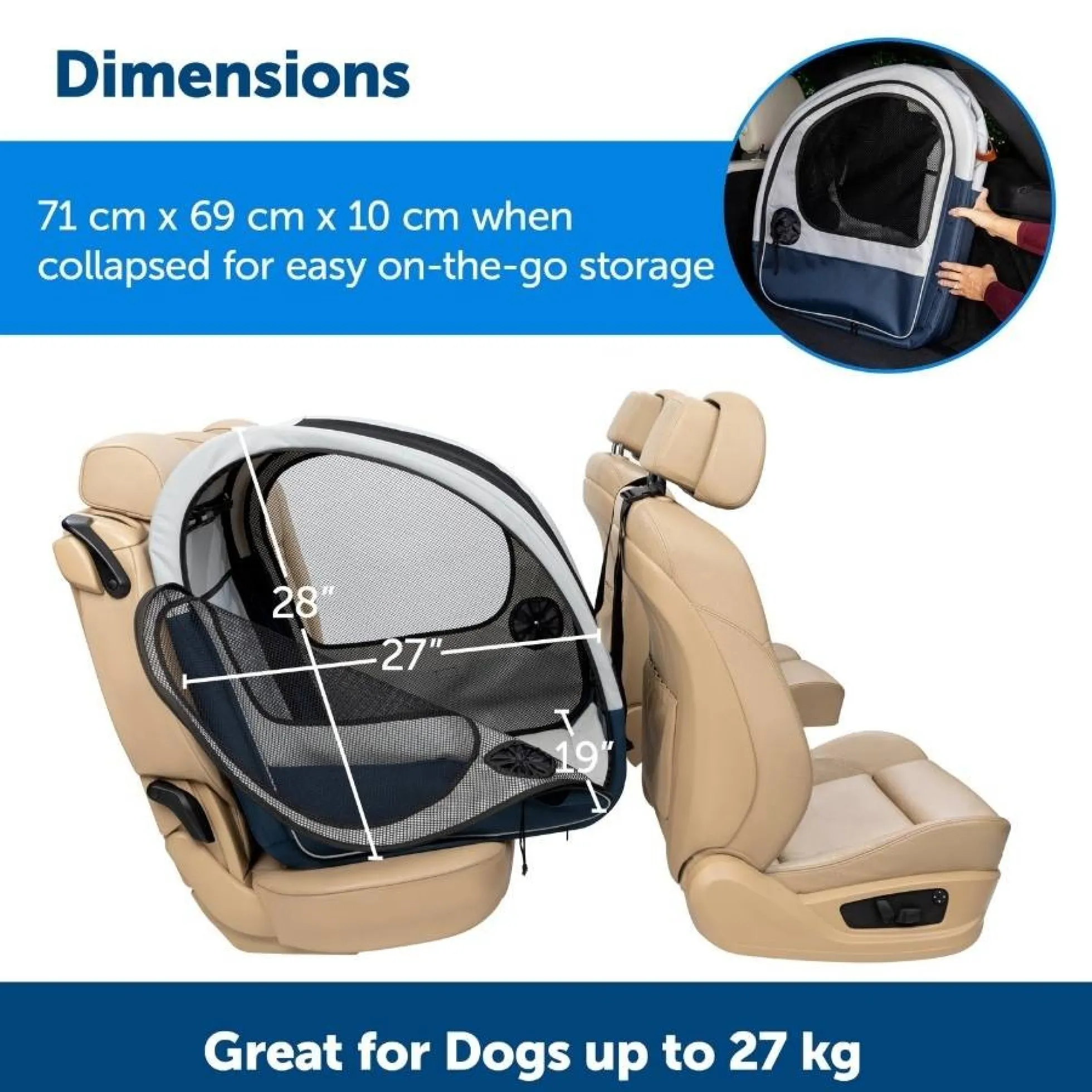 Petsafe Happy Ride Opvouwbare Reisbench