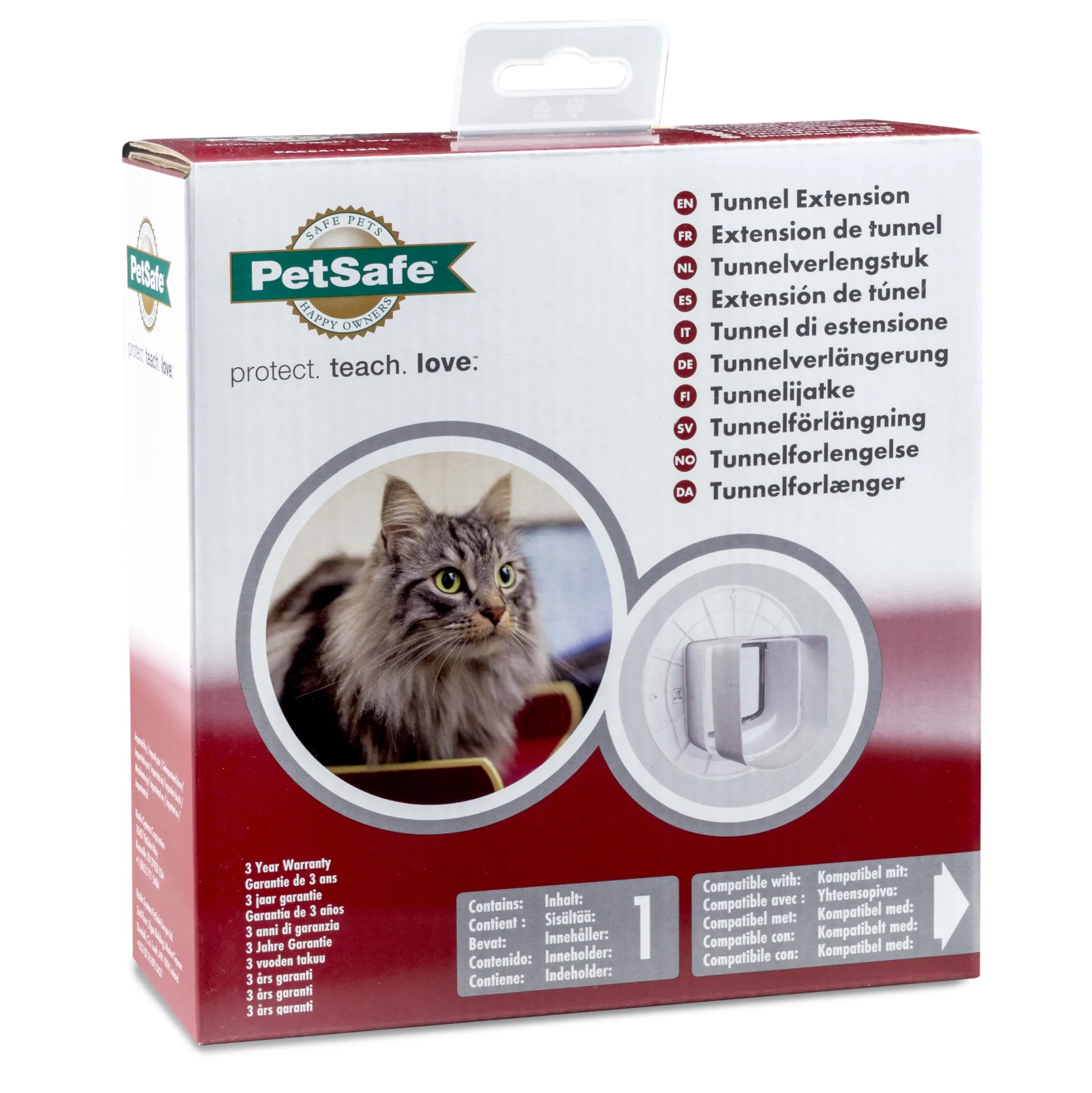 PetSafe Microchip Kattenluik Tunnelverlenging - Wit