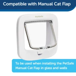 PetSafe Microchip Kattenluik Installatie Adapter - Wit