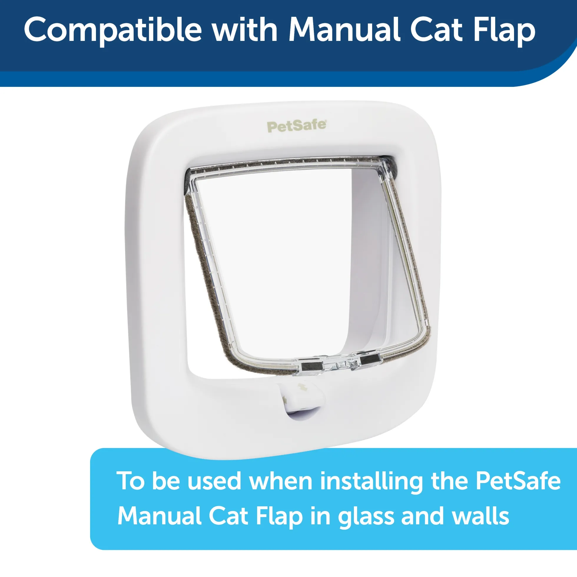 PetSafe Microchip Kattenluik Installatie Adapter - Wit