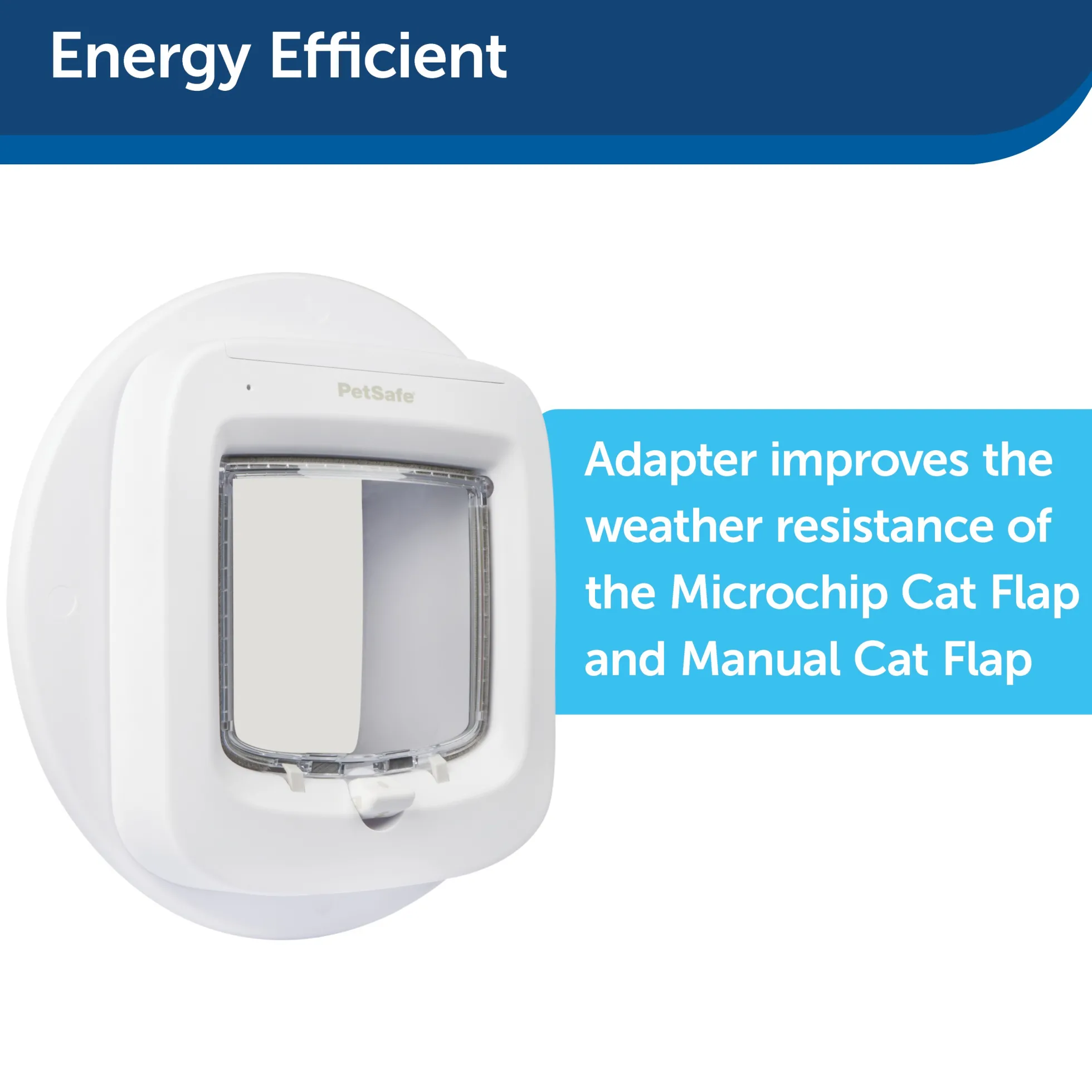 PetSafe Microchip Kattenluik Installatie Adapter - Wit