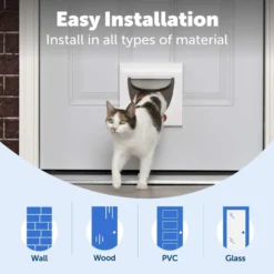 PetSafe Staywell Classic 4-Way Kattenluik inclusief tunnel - Wit