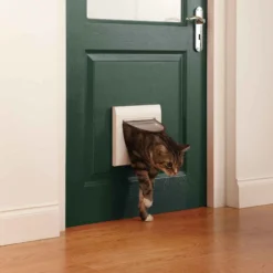 PetSafe Staywell Classic 4-Way Kattenluik inclusief tunnel - Wit