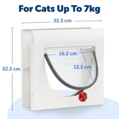 PetSafe Staywell Classic 4-Way Kattenluik - Wit