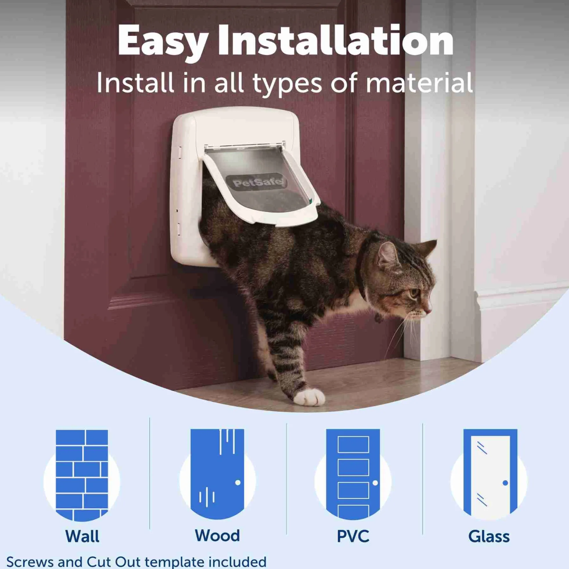 PetSafe Staywell Deluxe Kattenluik met Magnetische Halsbandsleutel