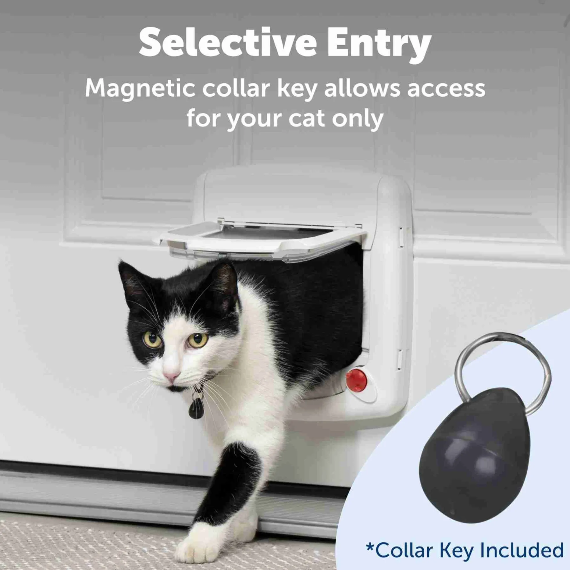 PetSafe Staywell Deluxe Kattenluik met Magnetische Halsbandsleutel
