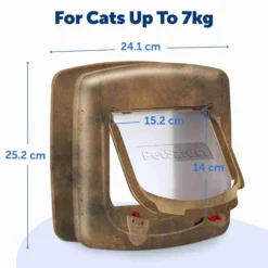 PetSafe Staywell Deluxe Kattenluik met Magnetische Halsbandsleutel