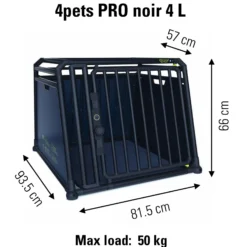 4Pets Autobench Pro Noir 4 Large