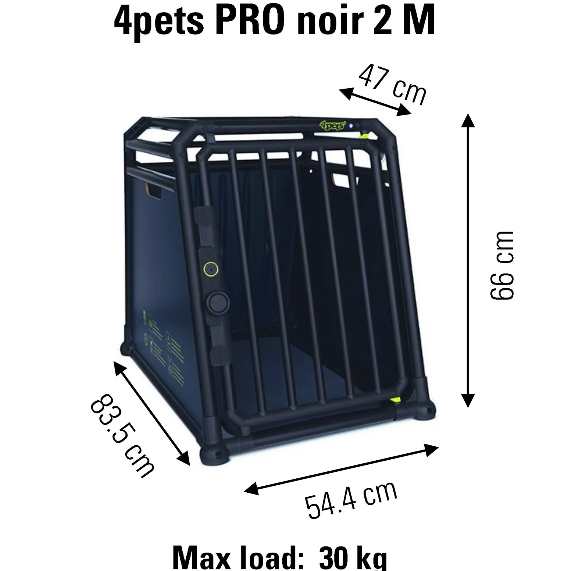 4Pets Autobench Pro Noir 2 Medium