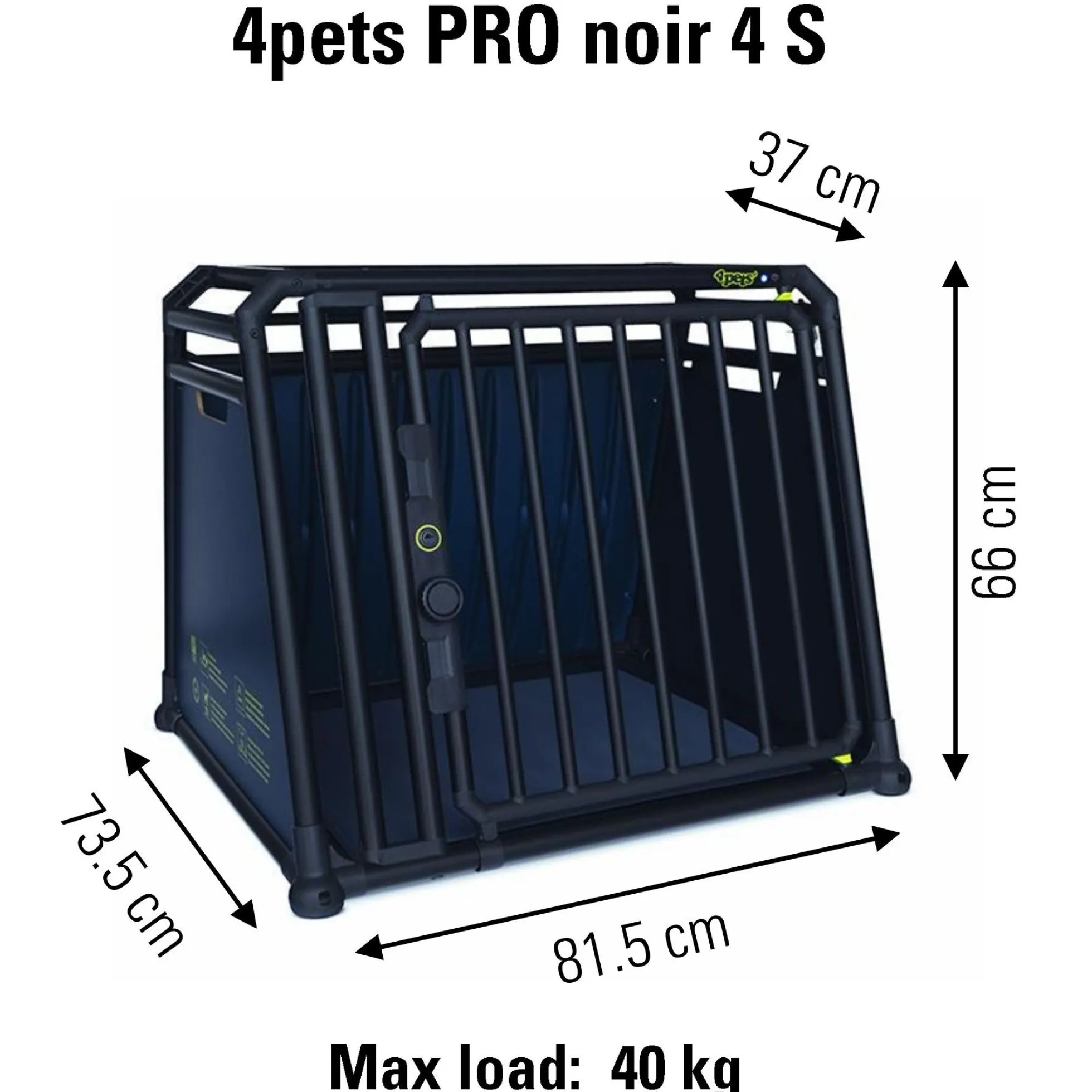 4Pets Autobench Pro Noir 4 Small