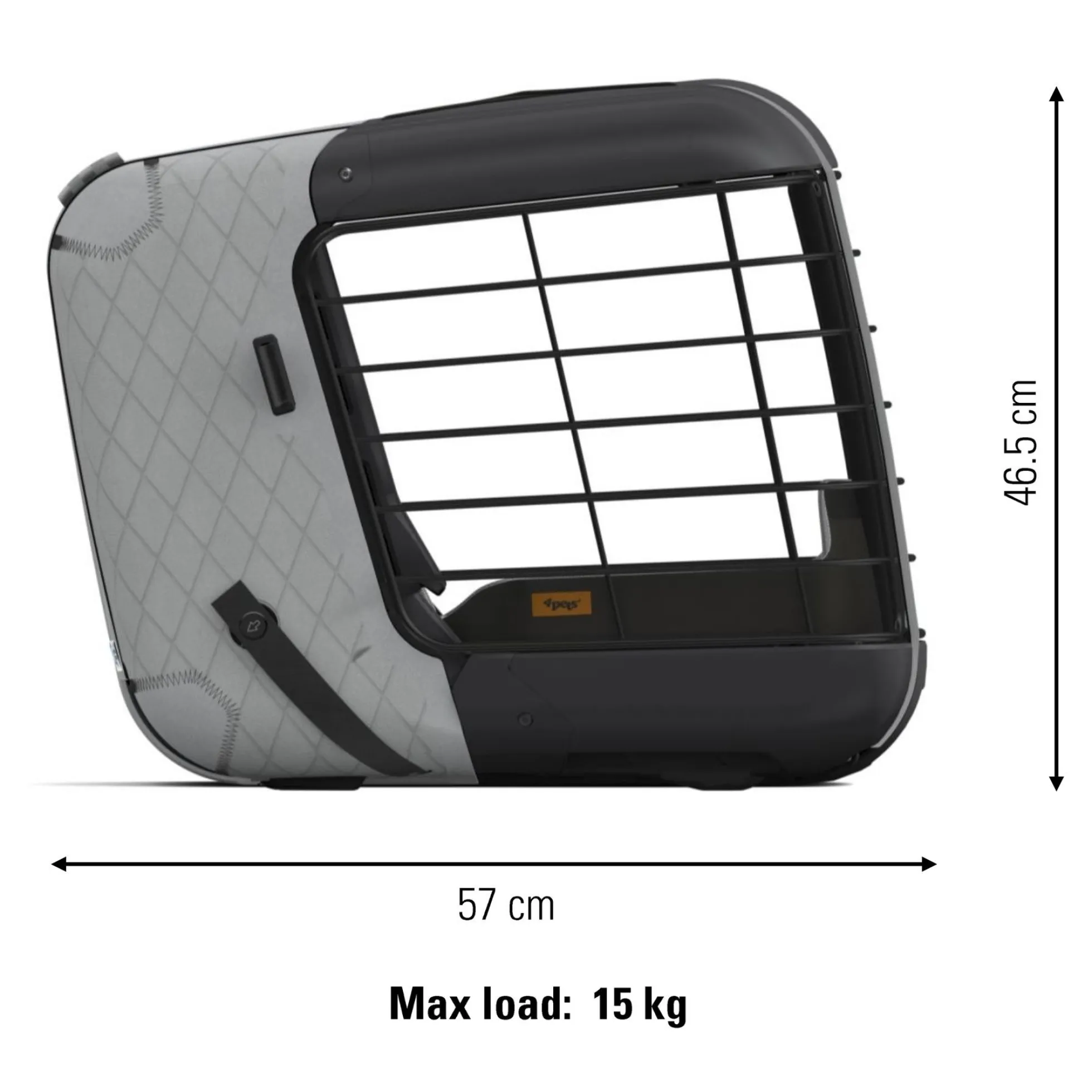 4Pets Caree Box Cool Grey