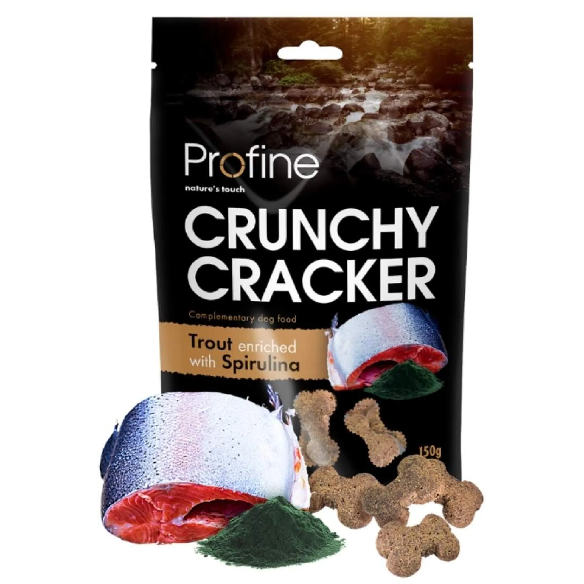 Profine Hondensnack Crunchy Cracker - Trout & Spirulina