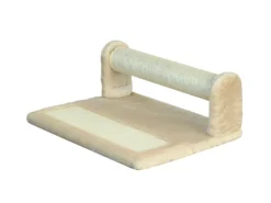 Quapas! Cat scratching cylinder with board beige