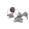 Quapas! Cat toy Rattan ball with feathers B