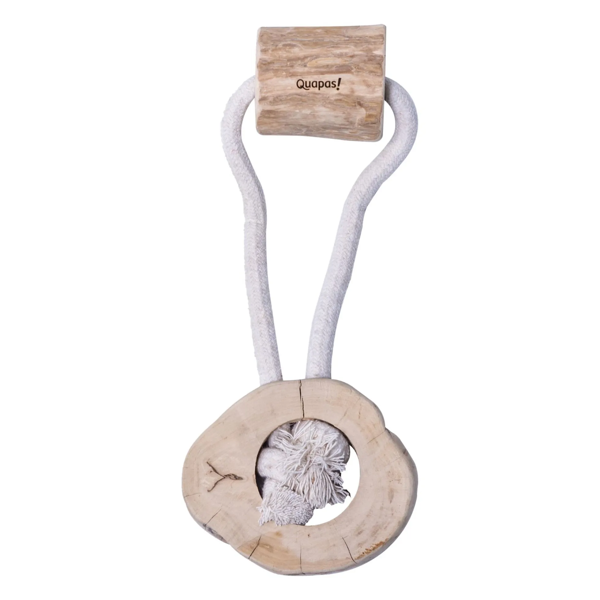 Quapas! Dog Toy Coffeewood Circle