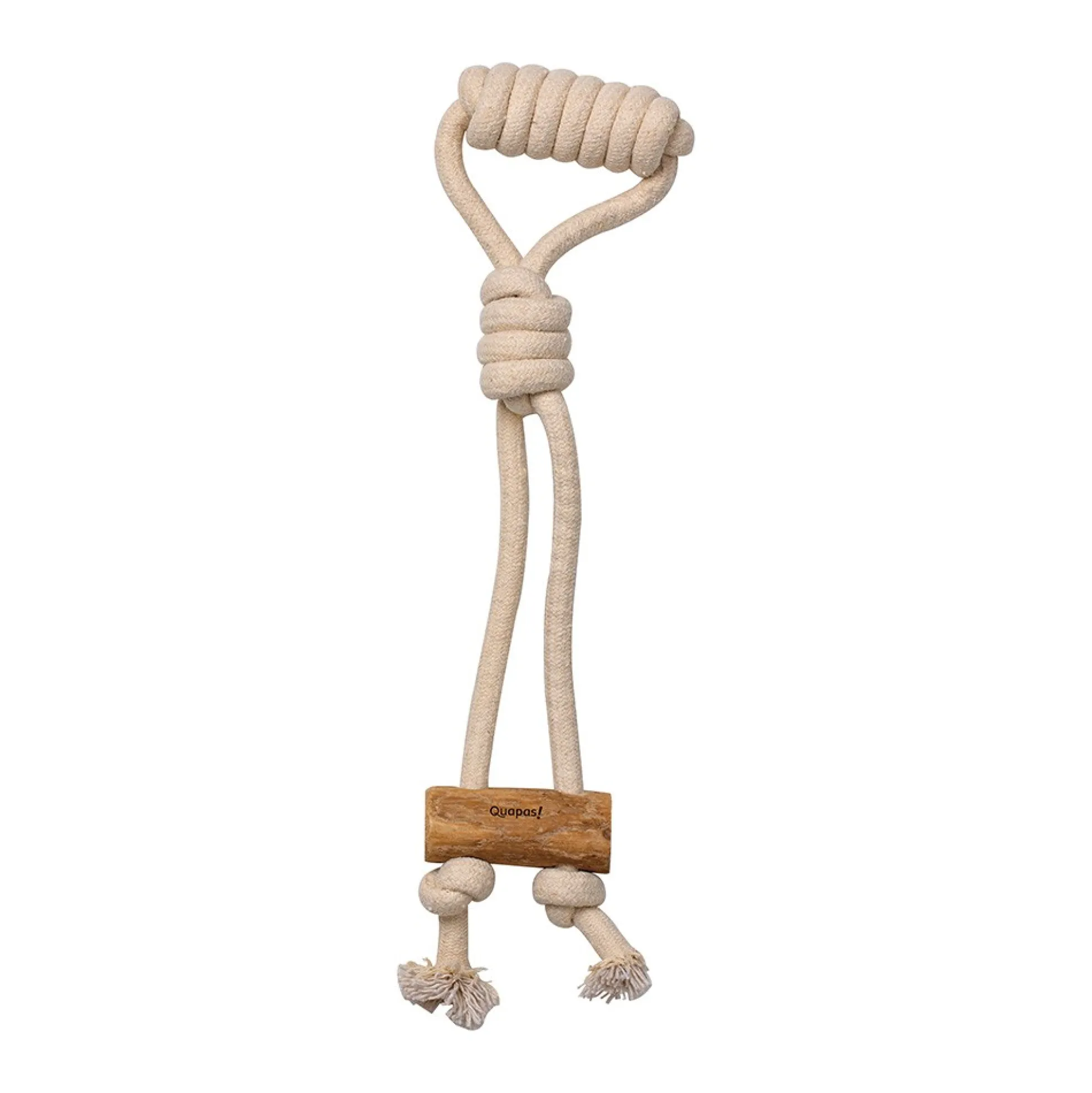 Quapas! Dog Toy Coffeewood Cork-L