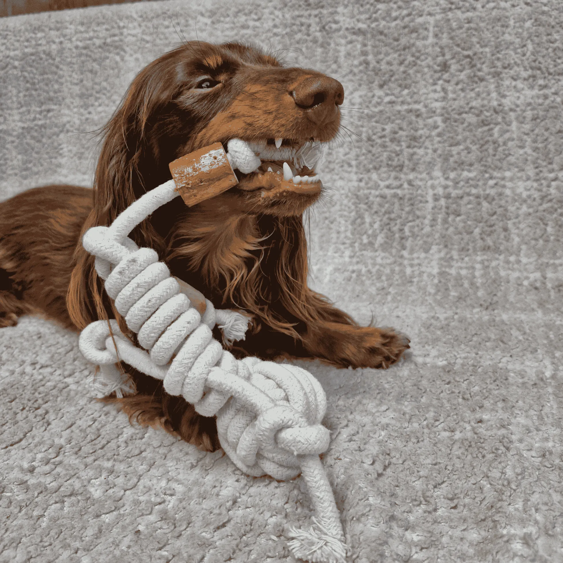 Quapas! Dog Toy Coffeewood Pupa