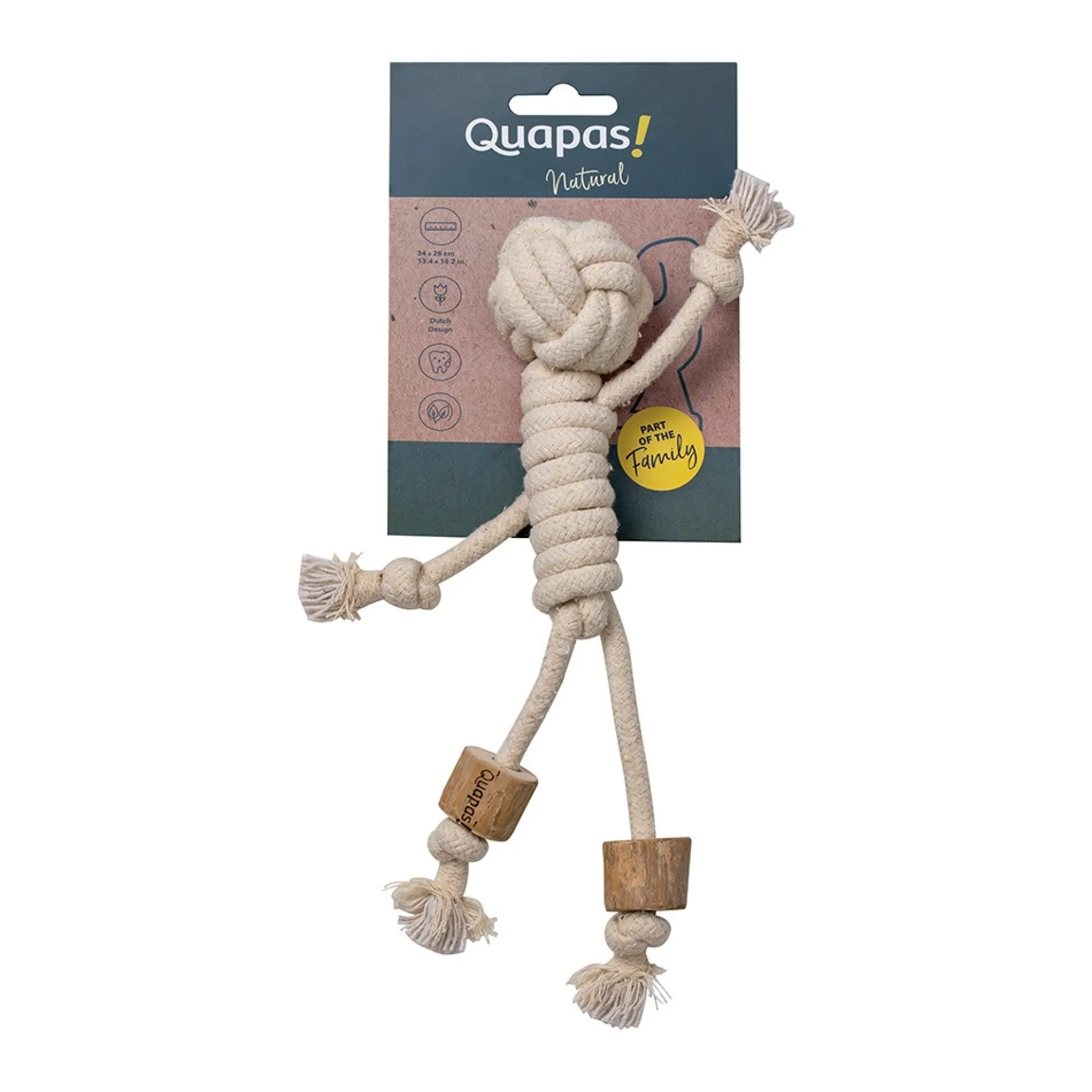 Quapas! Dog Toy Coffeewood Pupa