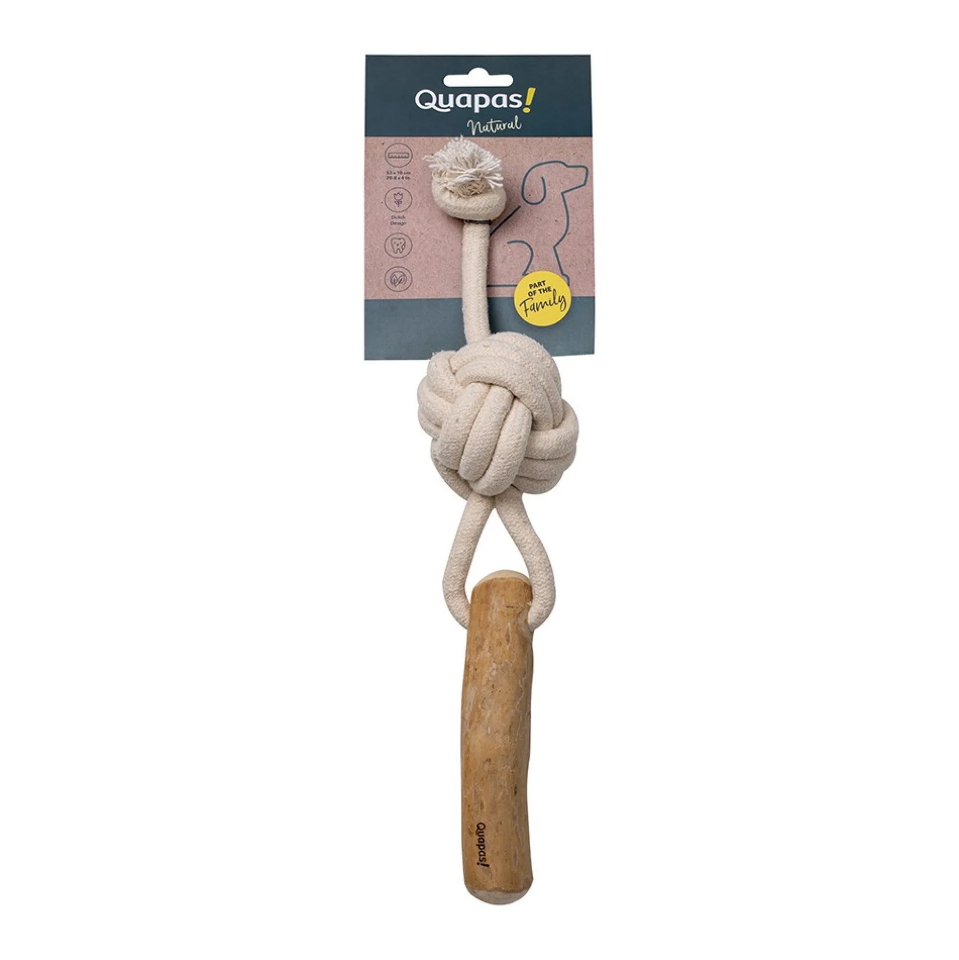 Quapas! Dog Toy Coffeewood Shoot