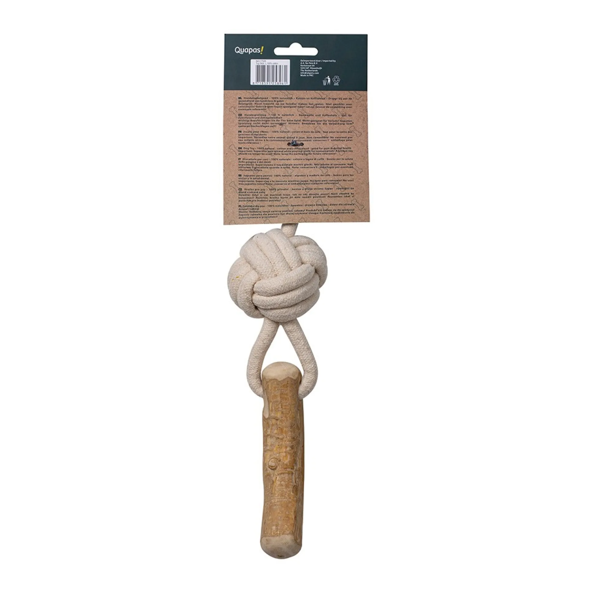 Quapas! Dog Toy Coffeewood Shoot