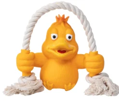 Quapas! Dog Toy Fun Duck with rope