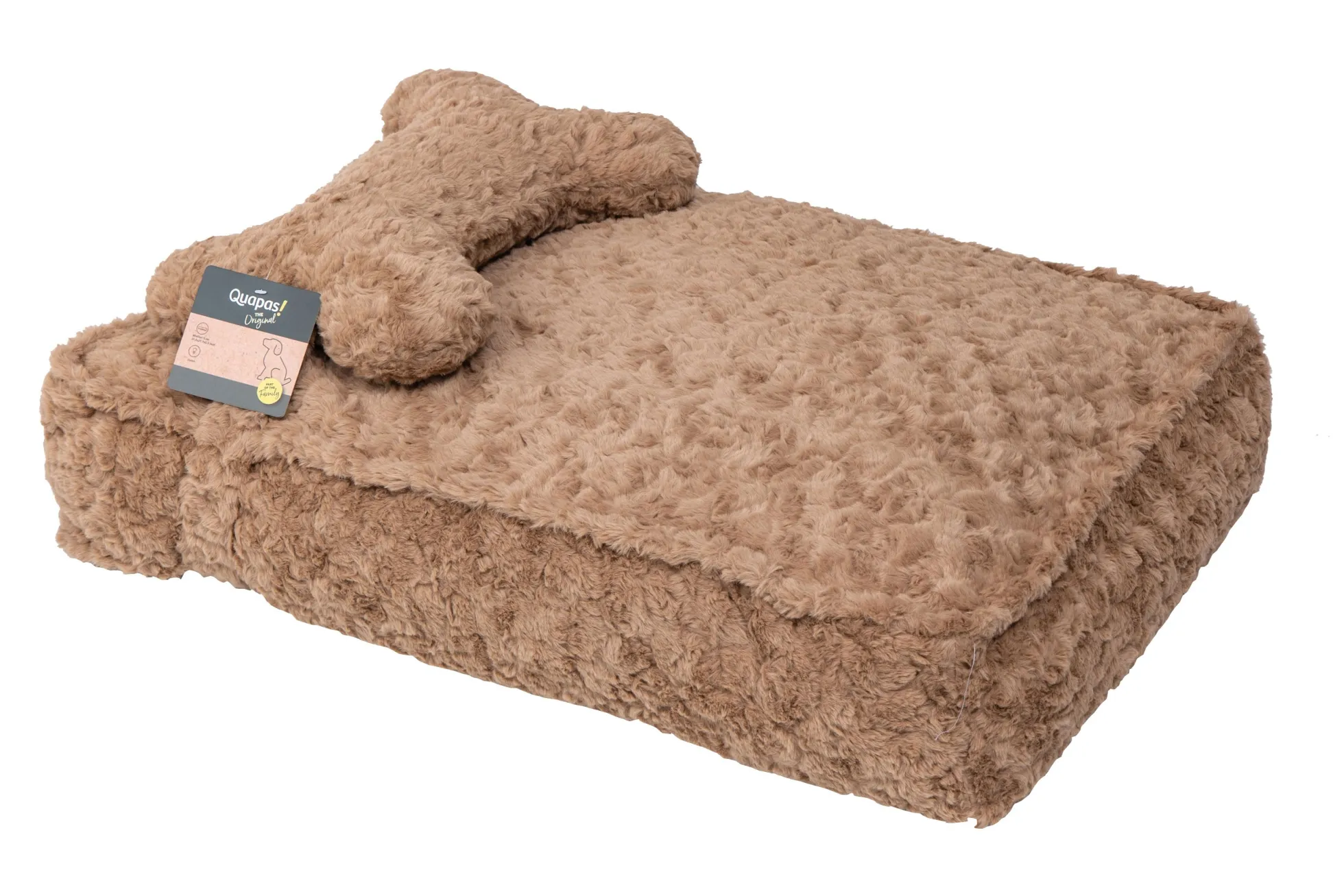 Quapas! Hondenkussen Bone Beige