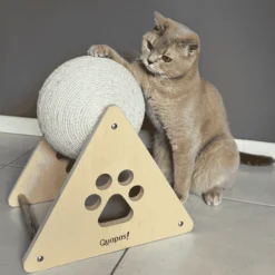 Quapas! Katten krabbal wit L
