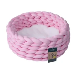Quapas! Kattenmand Vlecht Roze
