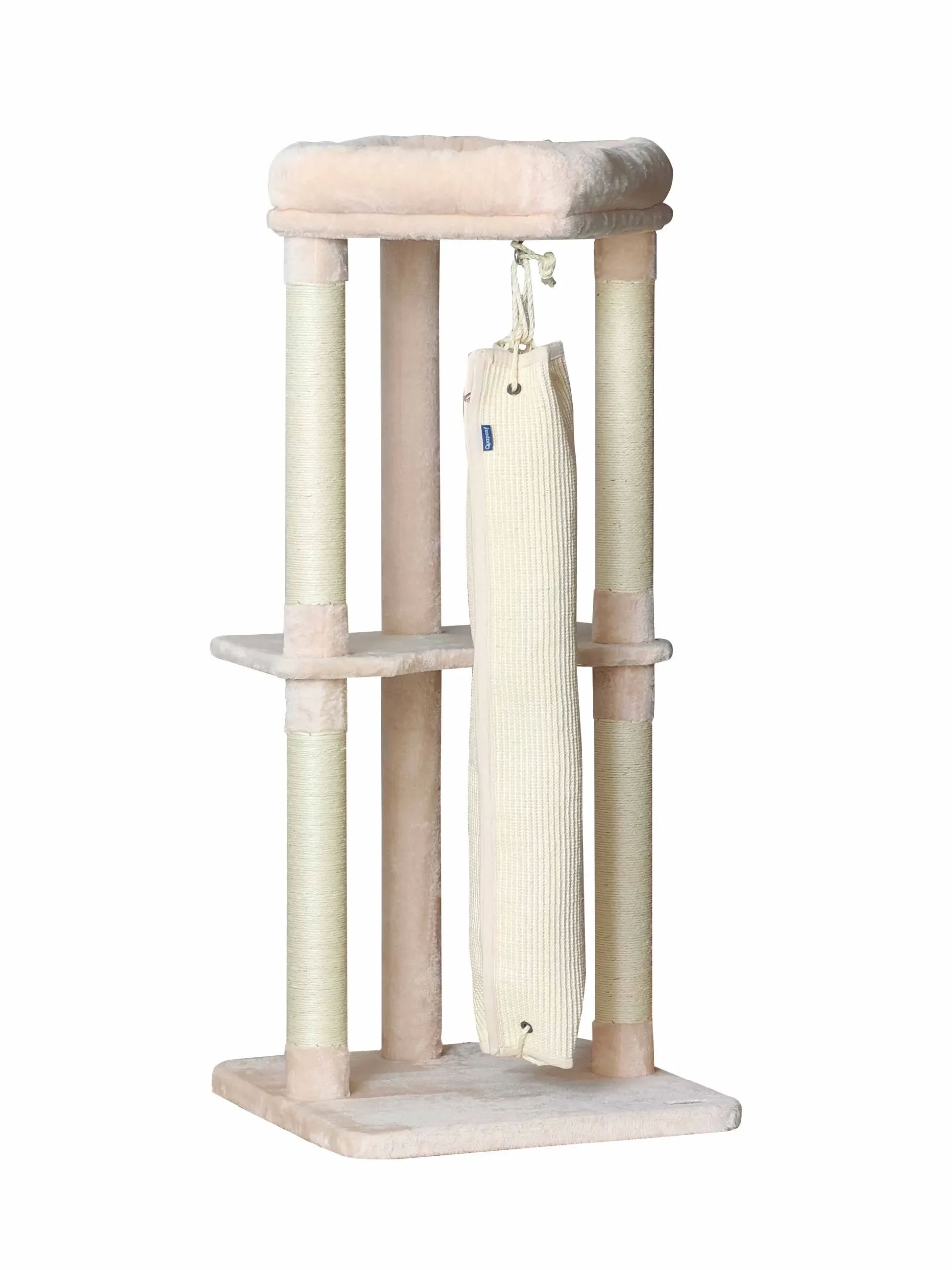 Quapas! Krabpaal met klimzak beige