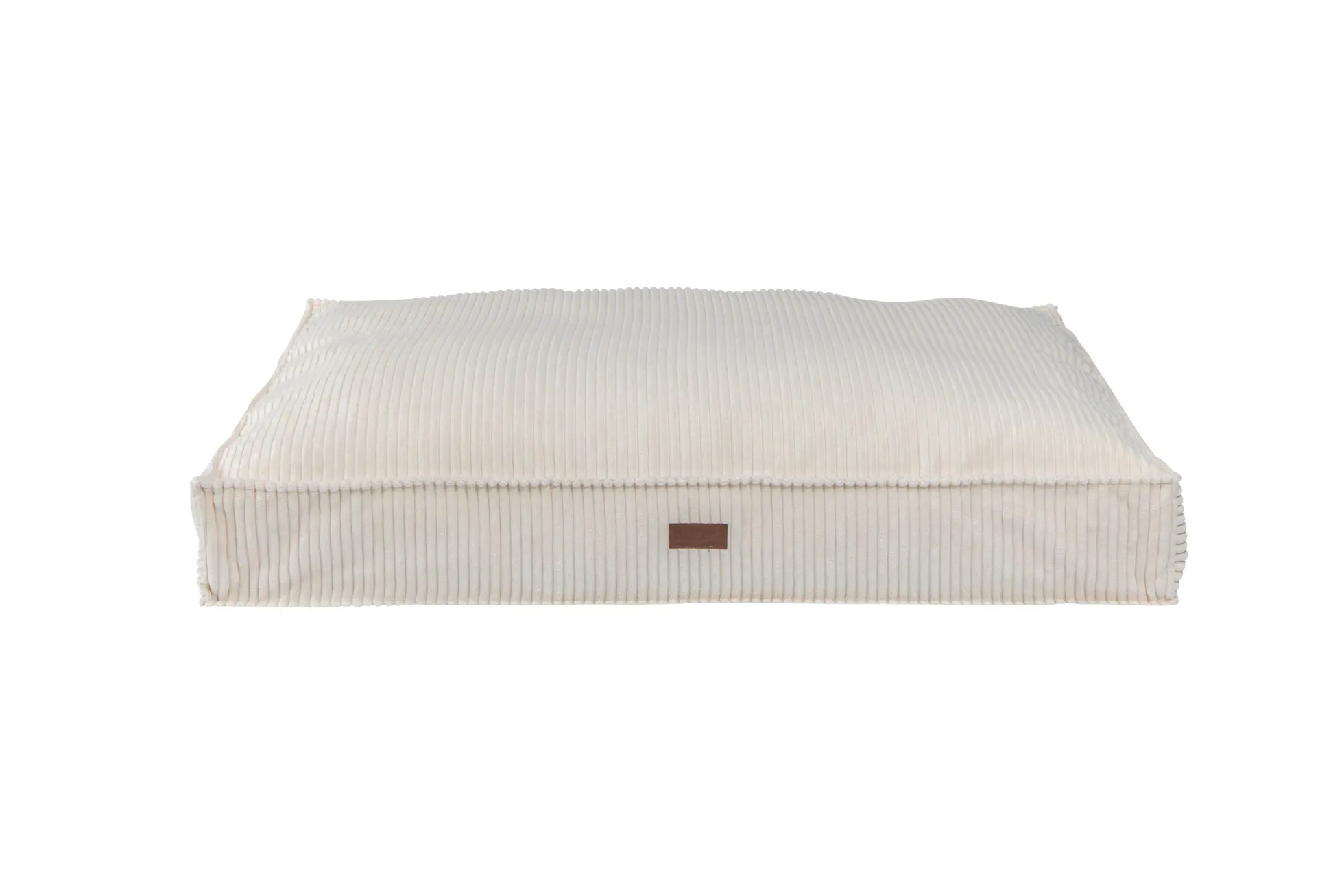 Quapas! Ribstof Hondenkussen Beige