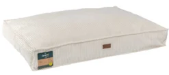 Quapas! Ribstof Hondenkussen Beige