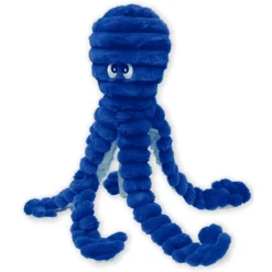 Quapas! XXL Hondenknuffel Octopus Navy Blauw